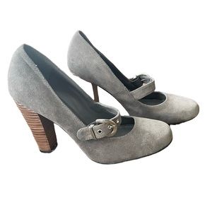 Allure Swede Chunky Heels